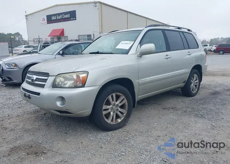 2006 Toyota Highlander Hybrid V6 z USA, uszkodzony, nr VIN JTEEW21A960004382